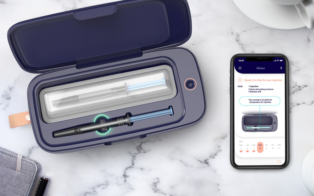 Alma fertility drugs smart cooling case concept