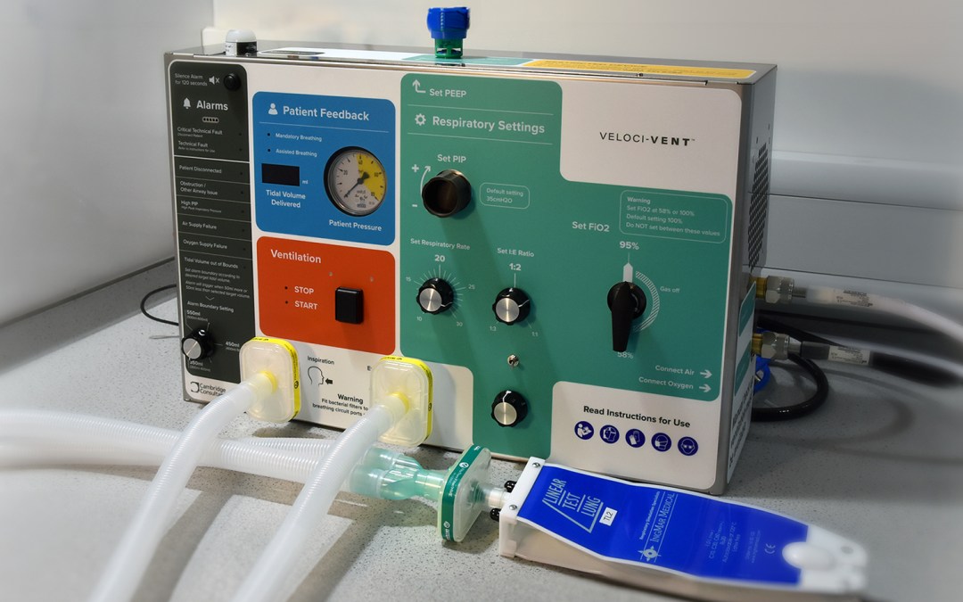 Sophisticated emergency ventilator for the UK government