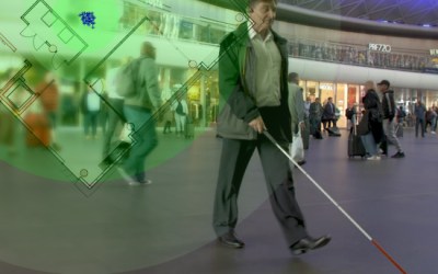 Helping visually impaired people to navigate indoor spaces